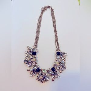 Studded cluster necklace